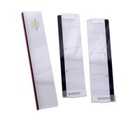 SHERCHPRY Set 3 Bacheche per Messaggi per Monitor Computer in Acrilico Trasparente Blocco Note Adesivo Laterale Leggero e Sottile Supporto Promemoria Organizzato per Ufficio e Scrivania