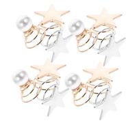 SHERCHPRY Set 36 Fermagli Per Chioma a Spirale a Forma Di Stella, Piccole Forcine Eleganti Perle, Accessori Per Chioma Da Donna e Ragazze Adolescenti Per Feste, Matrimoni e Acconciature Quotidiane