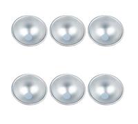 SHERCHPRY Set 6 Pezzi Stampo per Zuccotto in Lega di Alluminio Argento, Leggero e Facile da Sformare, per Dolci Semifreddi e Mousse in Cucina