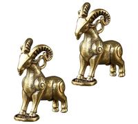 SHERCHPRY Set Da 2 Ciondoli in Ottone a Forma Di Pecora Piccola, Decorazioni Sospese Artigianali Per Portachiavi e Gioielli Fai Da Te, Ornamenti Tridimensionali Per Amanti Del Craft e Creativi