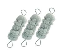 SHERCHPRY Set Da 3 Scrubber Corpo Esfolianti Luffa Per La Schiena, Blu Verdastro, Portatile e Igienico Per Uso Doccia e Bagno