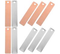 SHERCHPRY Set da 6 Paia di Strisce di Rame e Lamiera di Zinco per Esperimenti Batterie alla Frutta Materiali Didattici per Esperimenti Scientifici in Classe Kit Elettrodi per Laboratorio