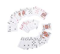 SHERCHPRY Set di 54 Tessere da Gioco in Braille per Non Vedenti e Ipovedenti, Testi Tattili, Adatto a Famiglie, Scuole e Riunioni Sociali