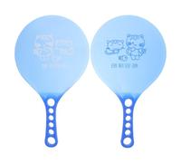 SHERCHPRY Set di Racchette da Paddle in Plastica Resistenti Racchette da Spiaggia per Badminton Uso Indoor e Outdoor Adatte a Tutte le Età Presa Comoda e Controllo Ottimale Set da 2