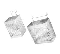 SHERCHPRY Spatole 2 Utensili da Cucina Porta Bacchette Cestello Stendibiancheria in Acciaio Inox con Gancio per Appendere Cestello Scolapiatti Posate Supporto per Asciugare Le Bacchette