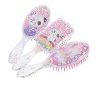 SHERCHPRY Spazzola Cuscino D'aria per Ragazzo Ragazza Massaggio, 3 Pezzi/set, Forma Panda, Districante e Comoda Colore Casuale