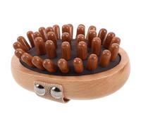 SHERCHPRY Spazzola Massaggiante con Nodi d Aria in Legno Pettine Multi-punta per Massaggio Meridiano Utilizzabile su Tutto Corpo Incluso Schiena Gambe e Piedi