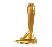 SHERCHPRY Spazzola Multifunzionale per Massaggio Corpo in Pvc Oro Effetto Drenante Linfatico e Massaggio Collo e Schiena Estetica Liscia