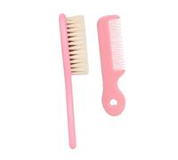 SHERCHPRY Spazzola per Chioma e Capelluto Setole Morbide in Lana e Legno per Pulizia Profonda e Esfoliazione Scalp per Bambini, 2pezzi, Rosa
