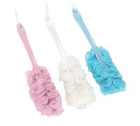 SHERCHPRY Spazzola Per Doccia Manico Garza Spugna Da Bagno Esfoliante Palla Per Doccia Morbida Per Pulizia Corpo Cordino Incluso