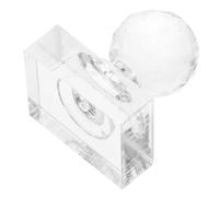 SHERCHPRY Strumento Per Pressare L'ombretto in Polvere Arrossire Attrezzo Ombra Occhio Stampatore in Polvere Pressata Sottostampo Per Ombretto Timbro Cosmetico Trasparente Acrilico