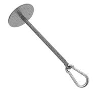 SHERCHPRY Supporto per Bilanciere in Acciaio 19 CM Perno di Carico e Chiusura in Ferro Rastrelliera per Piastre Pesi per Palestra e Allenamento Muscolare Domestico