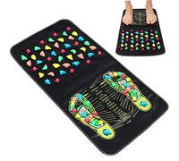 SHERCHPRY Tappetino Massaggiante per Piedi in Pietra, Strumento Rilassante Compatto per Uso Domestico, Massaggiatore Plantare per Alleviare Tensioni e Stimolare Punti Riflessi