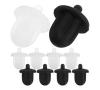 SHERCHPRY Tappi Antipolvere in Silicone Trasparente 6,35mm per Jack Microfono e Amplificatore, Protezione Polvere per Ambienti Karaoke e Uso Quotidiano, Kit da 10 Pezzi