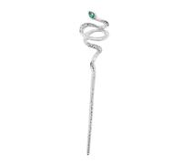 SHERCHPRY Tornante Di Serpente Modulo Coda Forcine Per Chignon Piccolo Spillo Con Forcina Per Lunga Perno Di Bastoncini Per Copricapo Femminile Metallo Argento