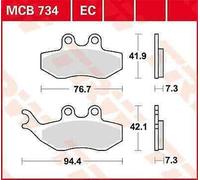 Sherco Se 125 2020-2021 TRW Ec Serie Ceramica Pastiglie Freno MCB734EC