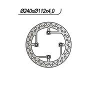 Disco Freno Ng Brakes Rotondo Fisso Per Moto Ricambi Accessori Parti