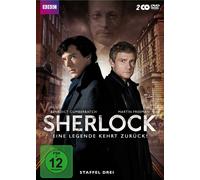 Sherlock - Eine Legende kehrt zurück Staffel drei [2 DVDs] (DVD) Martin Freeman
