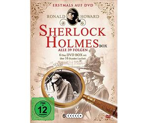 Sherlock Holmes Box - Alle 39 Folgen (6 Disc DVD Box mit über 16 Stunden Laufzeit)