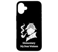 Sherlock Holmes - Citazione classica elementare di My Dear Watson Custodia per iPhone 16 Plus