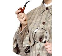 Sherlock Holmes Kit Lente di Ingrandimento Tubo Vittoriano TV Detective Decorato