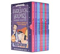 Sherlock Holmes Series 1 Shadows, Secrets and Stolen Treasure 10 Books Children's Collection Set (A Study In Scarlet, The Sussex Vampire, Three Students, The Naval Treaty, Sign of the Four & 5 More)