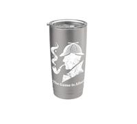 Sherlock Holmes - The Game Is Afoot Classic Detective Citazione Bicchiere termico in acciaio inox doppia parete
