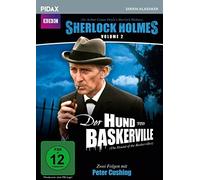 Sherlock Holmes, Vol. 2 (Sir Arthur Conan Doyle's Sherlock Holmes) / 2 weitere Folgen: Der Hund von Baskerville (Teil 1 & 2) mit Peter Cushing (Pidax Serien-Klassiker)