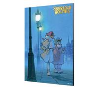 Sherlock Holmes Wall Art in Legno Sherlock e Watson 35 X 50 Cm Semic