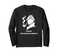 Sherlock Holmes - You See But You Do Not Observe Citazione Maglia a Manica