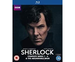 Sherlock - Il banchiere cieco / Sherlock (Complete Series 1-4) / Abominable Bride - 10-Disc Box Set [ Origine UK, Nessuna Lingua Italiana ] (Blu-Ray)
