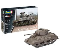 Sherman M4A1 Tank 1:72 Plastic Model Kit REVELL