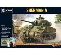 Warlord Games Sherman V - Modellino di carro armato in plastica per Bolt Action Miniature altamente dettagliate della Seconda Guerra Mondiale per Wargaming da tavolo
