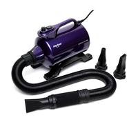 shernbao Soffiatore per Cani Asciugacapelli per Uso Privato e Professionale | 5.0HP trasmissione a variazione continua (Viola)