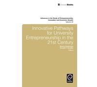 Sherry Hoskinso Innovative Pathways for University Entreprene (Copertina rigida)