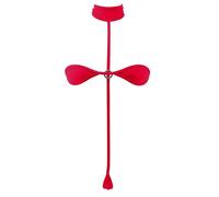 SHERRYLO Micro Sling Bikini Extreme G String Slingshot Bikini Esotico Costume da Bagno Perizoma Costume da Bagno Lingerie per Le Donne, 17112-rosso, Taglia Unica