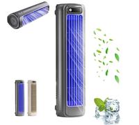 Sherum Cooling Ace Portable Air Conditioner, 2025 New Mini Aire Acondicionado Portati, Desktop Portable Wireless Rechargeable Tower Fan Air Conditioner, 3 Speeds, USB charging (Blue)