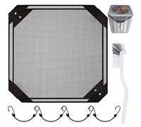 Sherum Outfany Shirem Relaxix Migilife Yifare Libiyi Airarmor, Ac Unit Cover, Mesh Air Conditioner Covers for Outside Units, Top Universal Mesh Cover Defender for All Seasons(2Pcs,26 * 26")