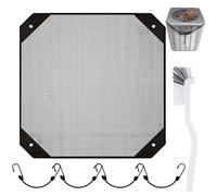 Sherum Outfany Shirem Relaxix Migilife Yifare Libiyi Airarmor, Ac Unit Cover, Mesh Air Conditioner Covers for Outside Units, Top Universal Mesh Cover Defender for All Seasons(1Pc,28 * 28")