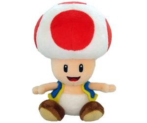 Sherwood Media Super Mario Peluche Toad Rosso 20cm