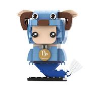 Sherwood Store Minifigure segni zodiacali - Brick Doolz with big head - compatibili mattoncini come Sluban, Wange, Cogo e principali marche da 73 pz (CAPRICORNO)
