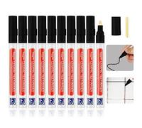 Sheryl&Rain 10 Pezzi Pennarello per Fughe Piastrelle,Stucco per Fughe Piastrello Nero,Pennarello per Fughes,Penna Piastrelle Nero per Ripristinare Pavimenti