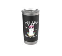 She's a Bad Momma Llama - Mama Funny - Vintage Mom Gift Bicchiere termico in acciaio inox doppia parete