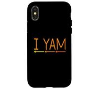 Shes My Sweet Potato I Yam Set Ringraziamento Coppie Abbinamento Custodia per iPhone X/XS