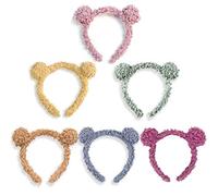 She's Shining Set Di Cerchietti per Capelli Con Orso - 6 Pezzi