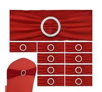 Sheshes per arredamento per decorazioni per decorazioni - elastico elastico rivestimento, un elegante involucro decorativo, papillon universale | Elegante fascia in tessuto per la celebrazione del mat
