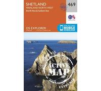 Shetland - Mainland North West (Map) OS Explorer Active Map