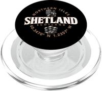 Shetland Scozia Isole del Nord Coordinate Etichetta 2C PopSockets PopGrip per MagSafe
