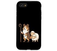 Shetland Sheep Dog Herder Herd - Divertente cane mamma papà Custodia per iPhone SE (2020) / 7/8