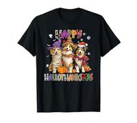 Shetland Sheepdog Dogs Christmas Hallothankmas Uomini Donne Maglietta